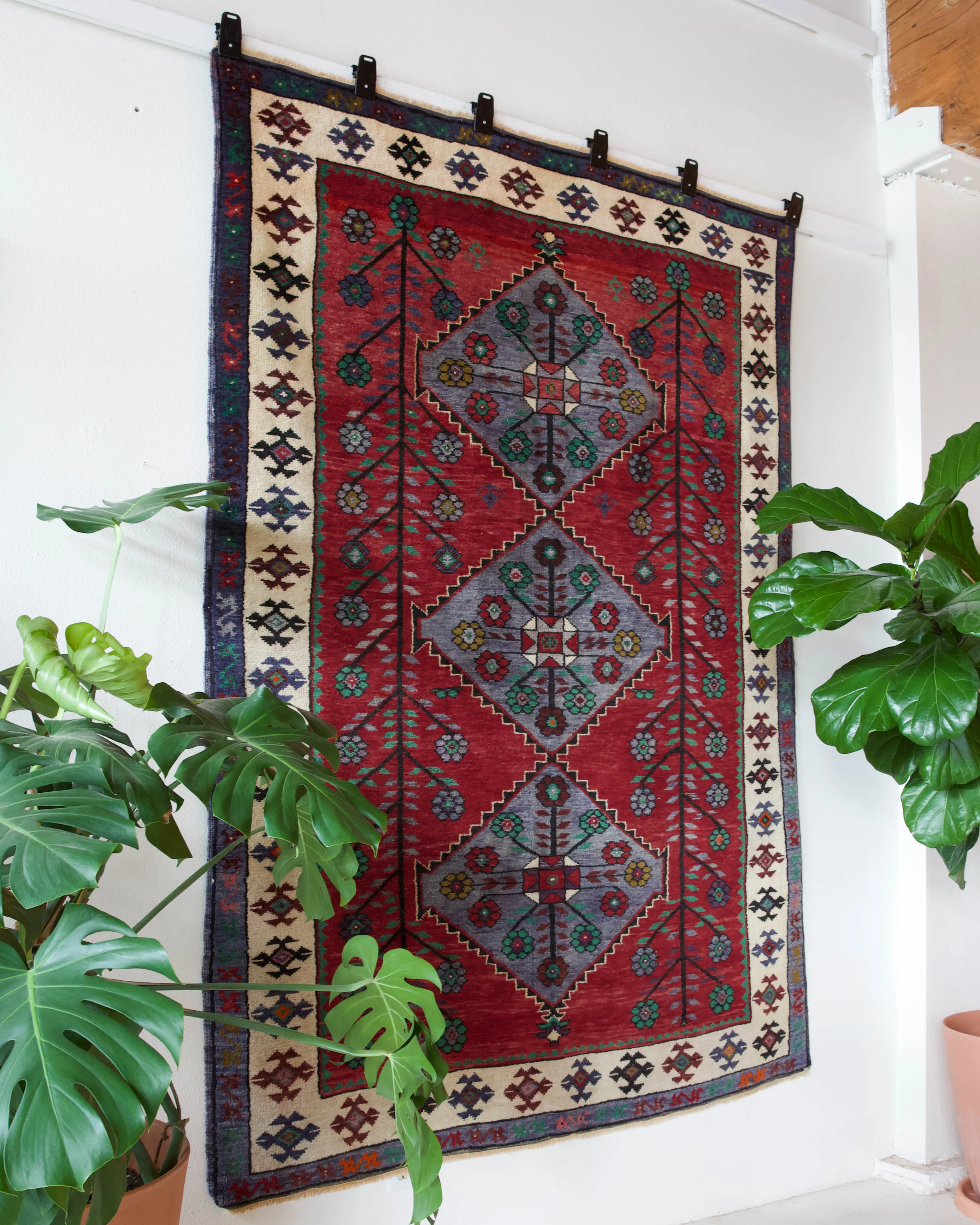 Vintage Balikesir Karakecili Rug 5'6"x7'11"