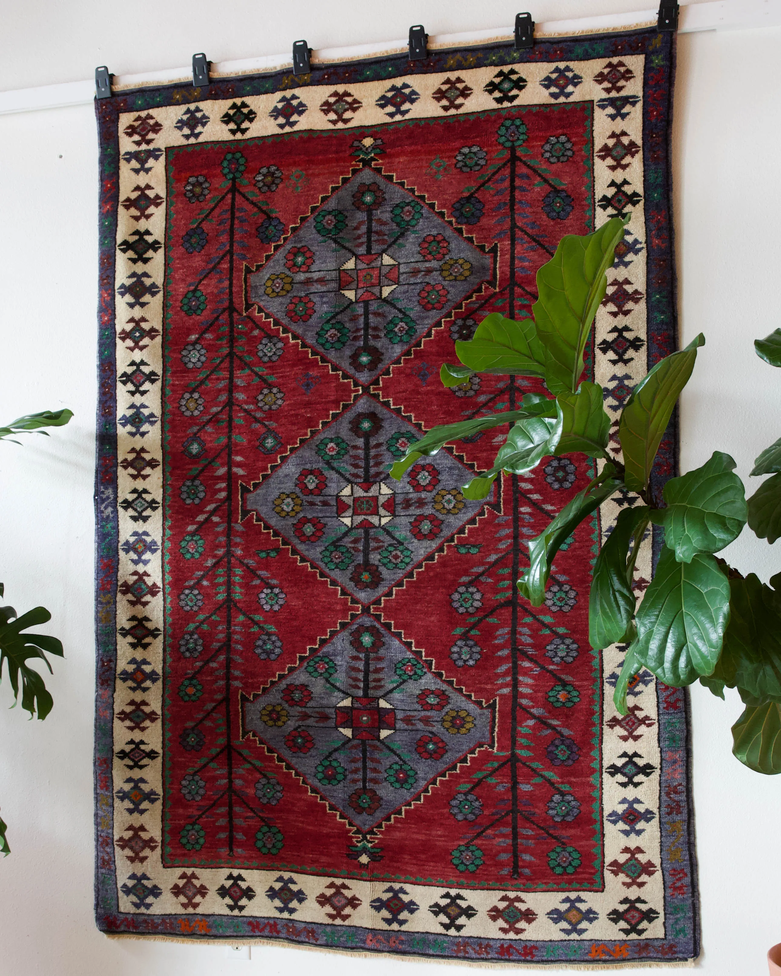 Vintage Balikesir Karakecili Rug 5'6"x7'11"