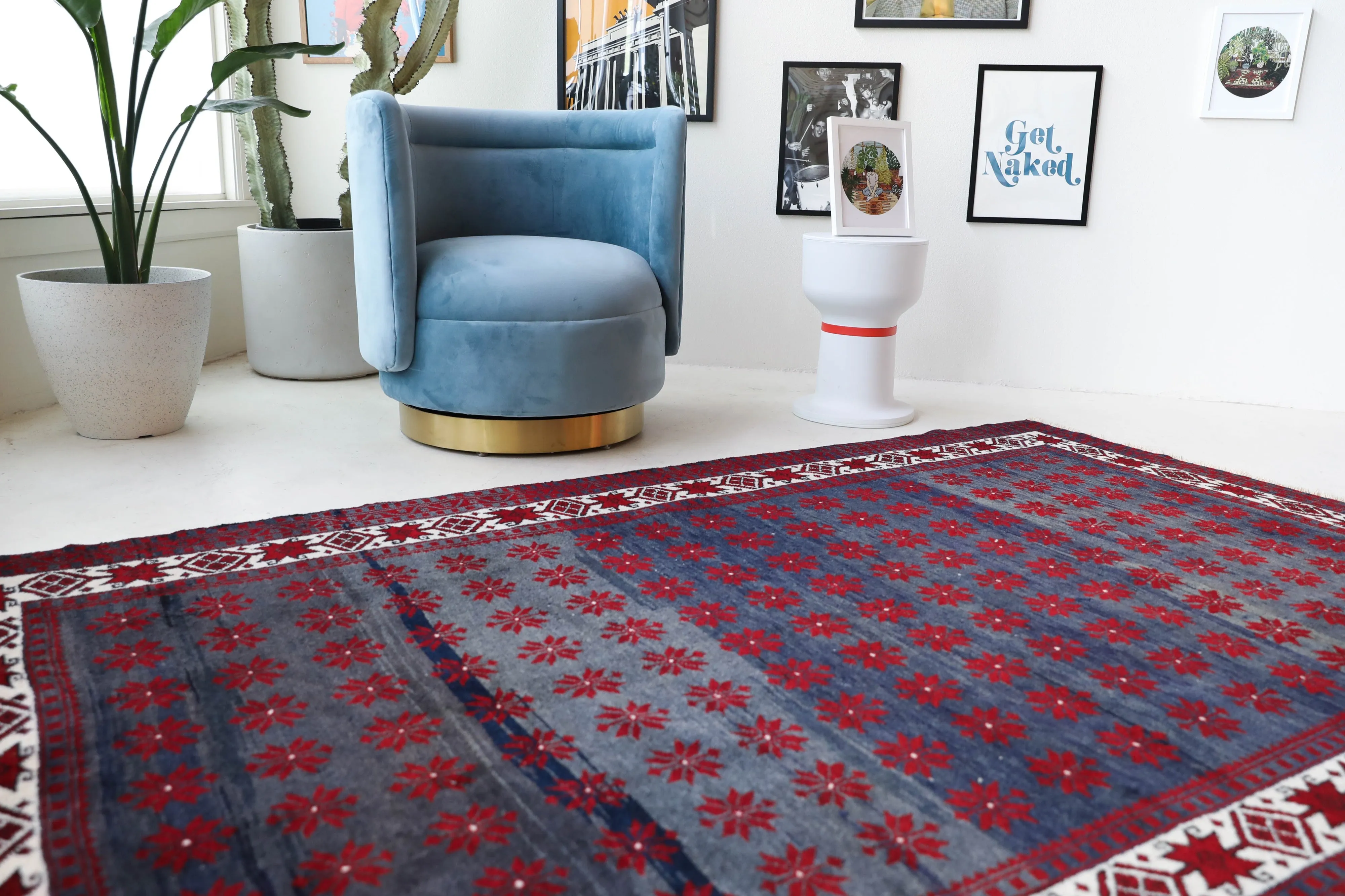 Vintage Balikesir Rug 5'x8'2"