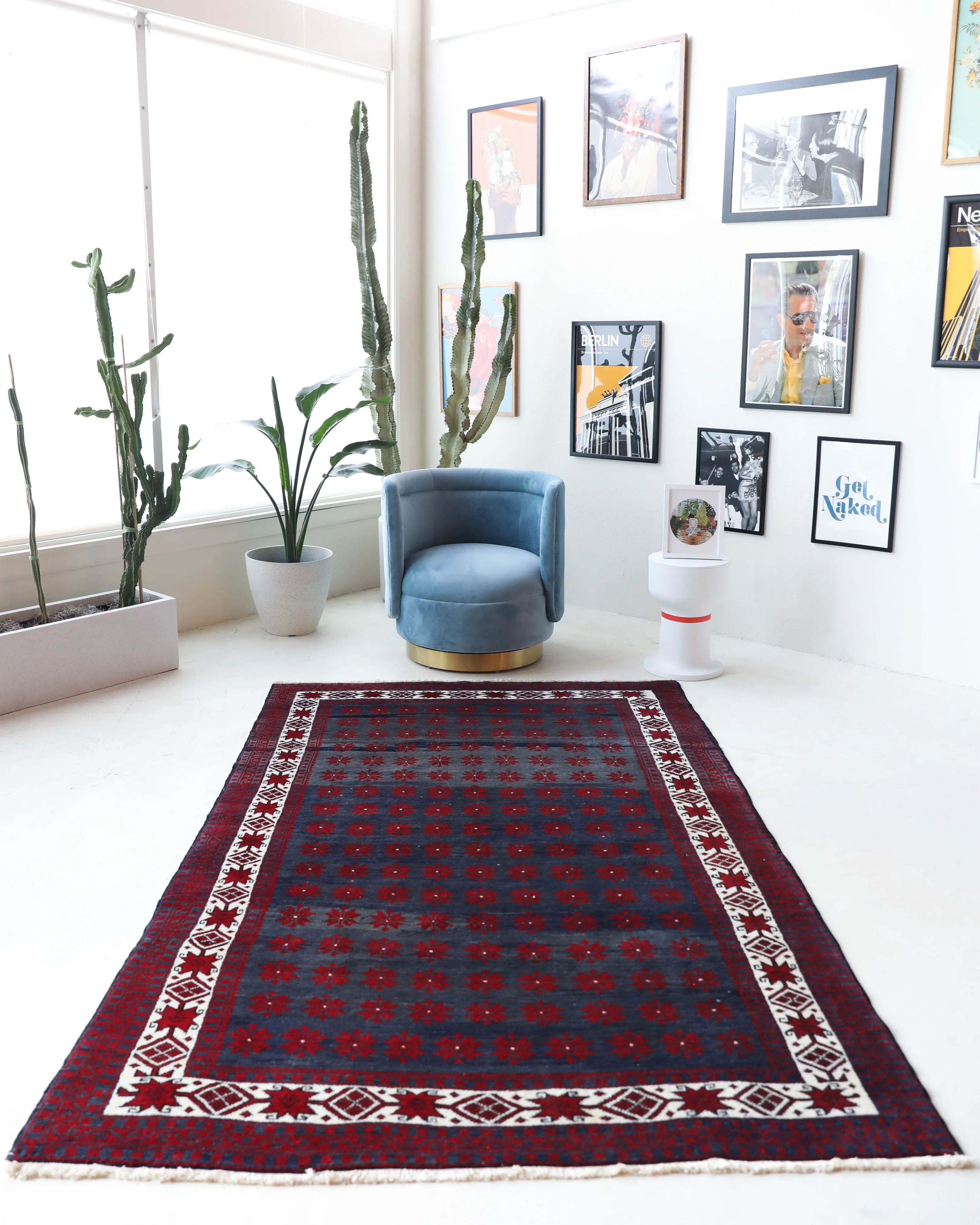 Vintage Balikesir Rug 5'x8'2"