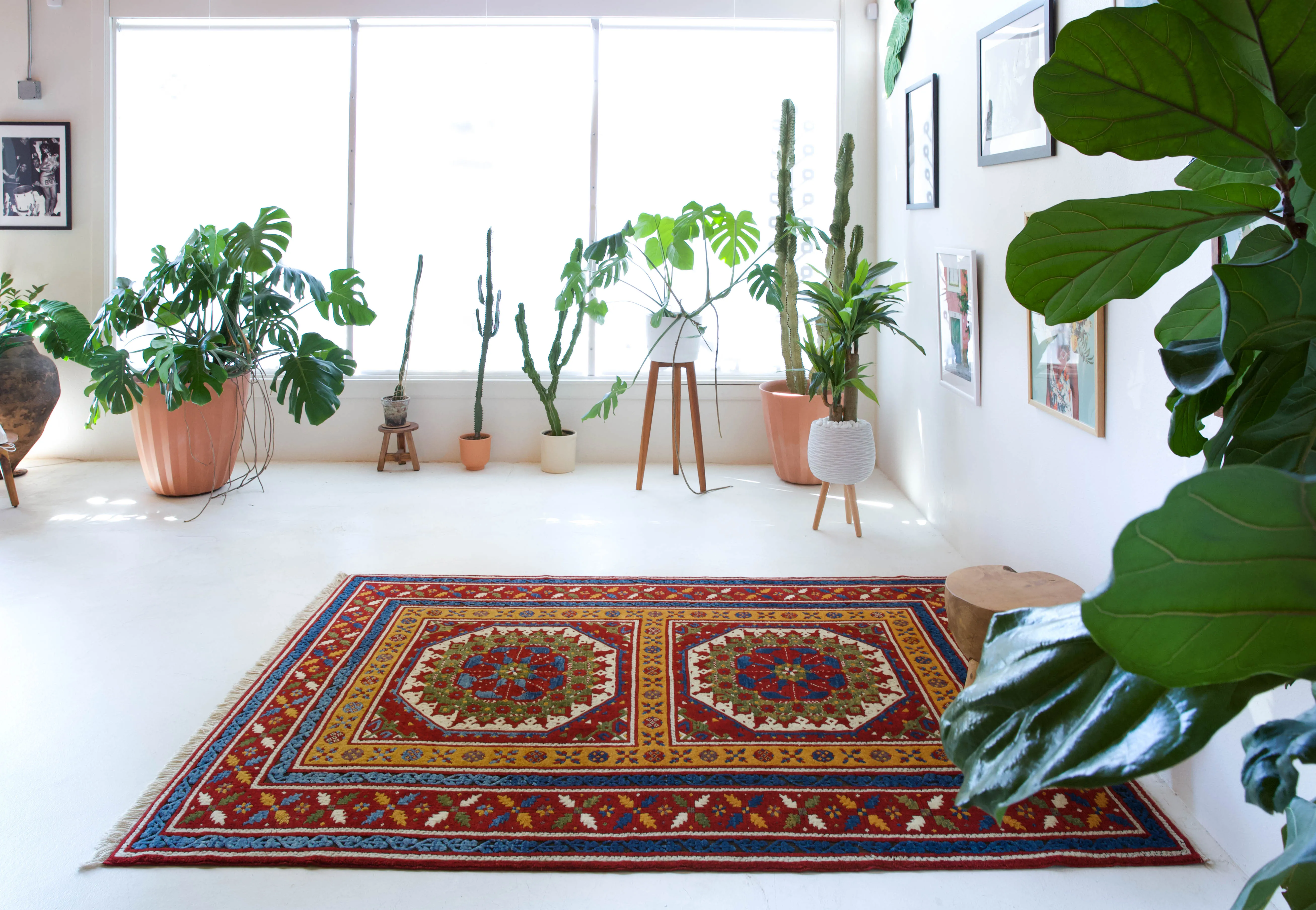 Vintage Pergamum Rug 5'5'x7'8"
