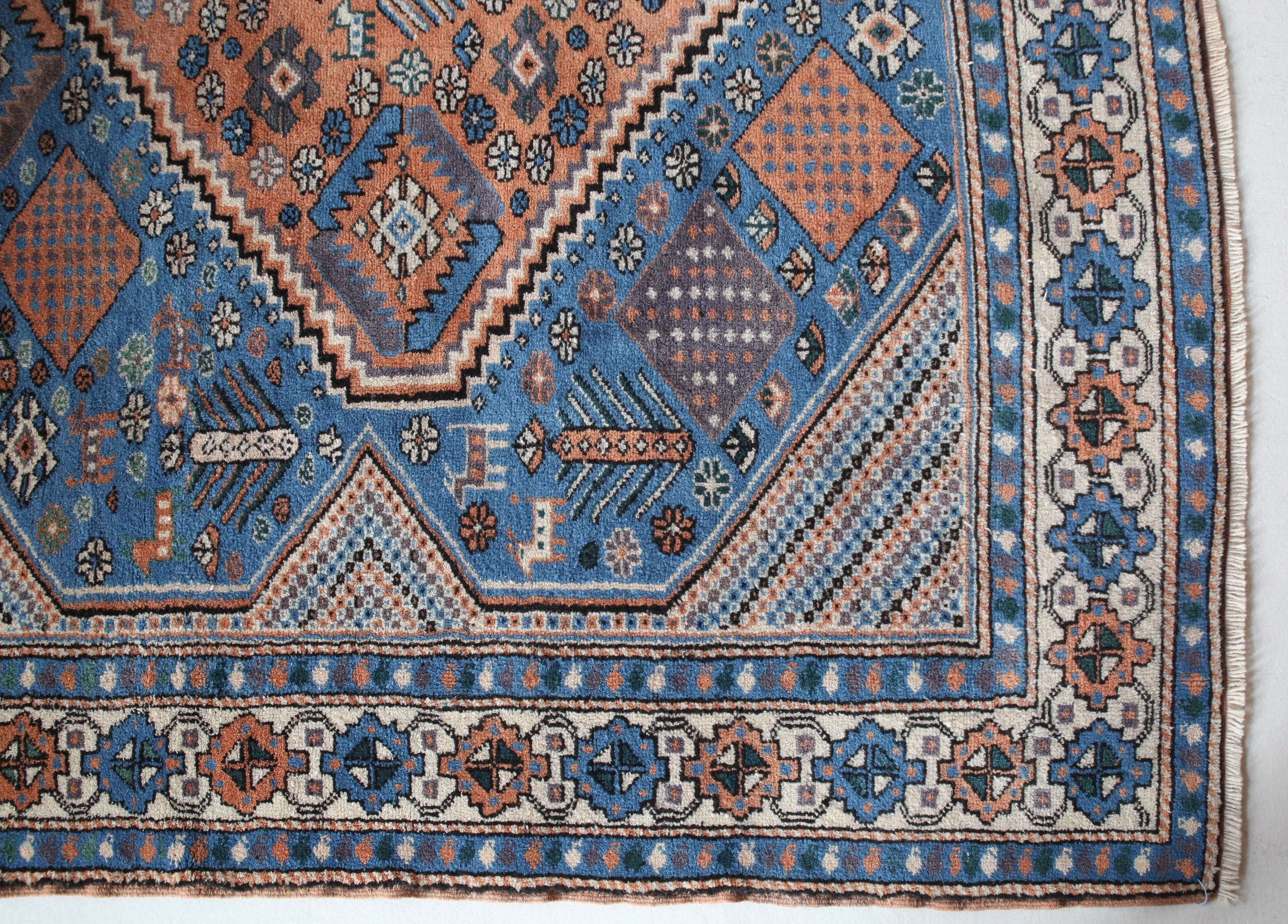 Vintage Shirvan style Nigde Rug 6'8"x10'4"