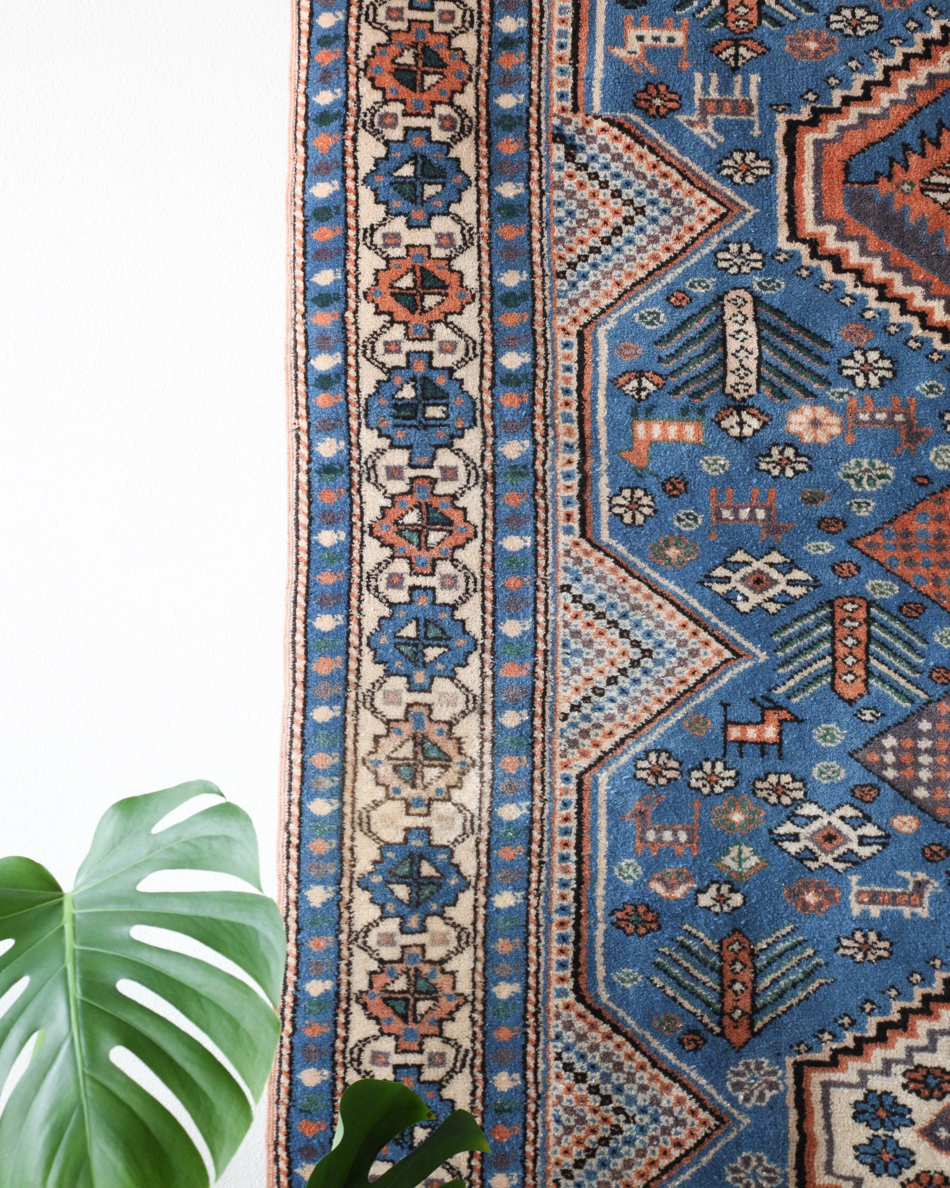 Vintage Shirvan style Nigde Rug 6'8"x10'4"