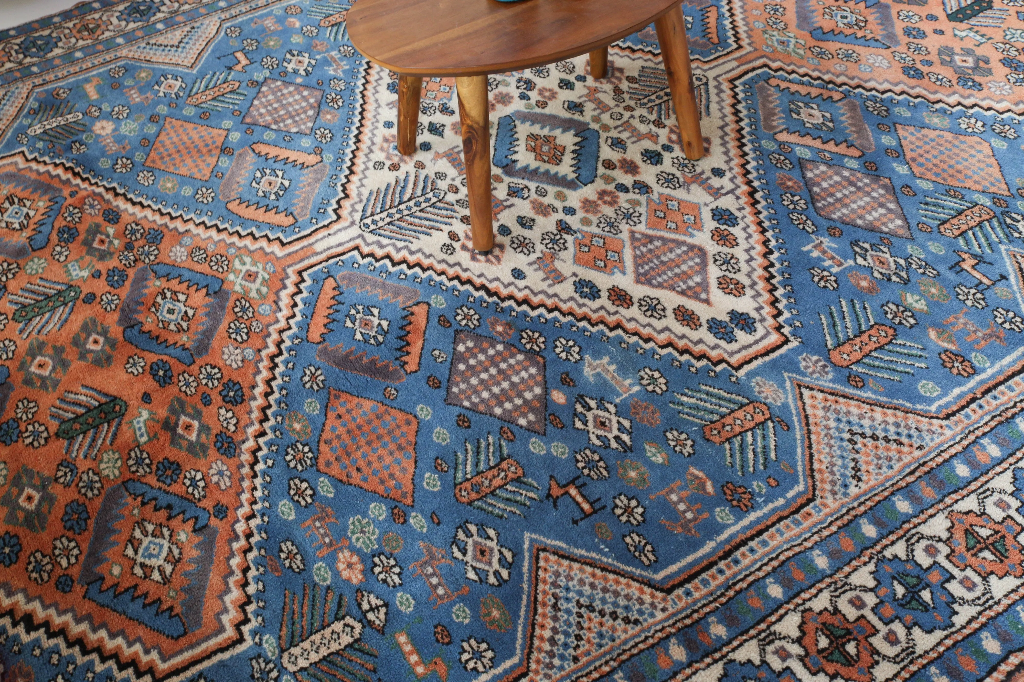 Vintage Shirvan style Nigde Rug 6'8"x10'4"