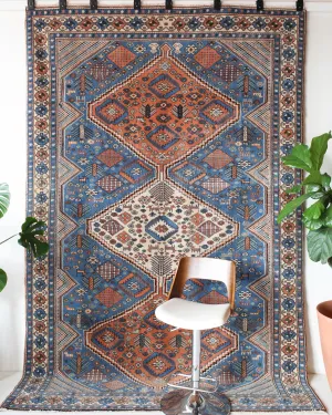 Vintage Shirvan style Nigde Rug 6'8"x10'4"