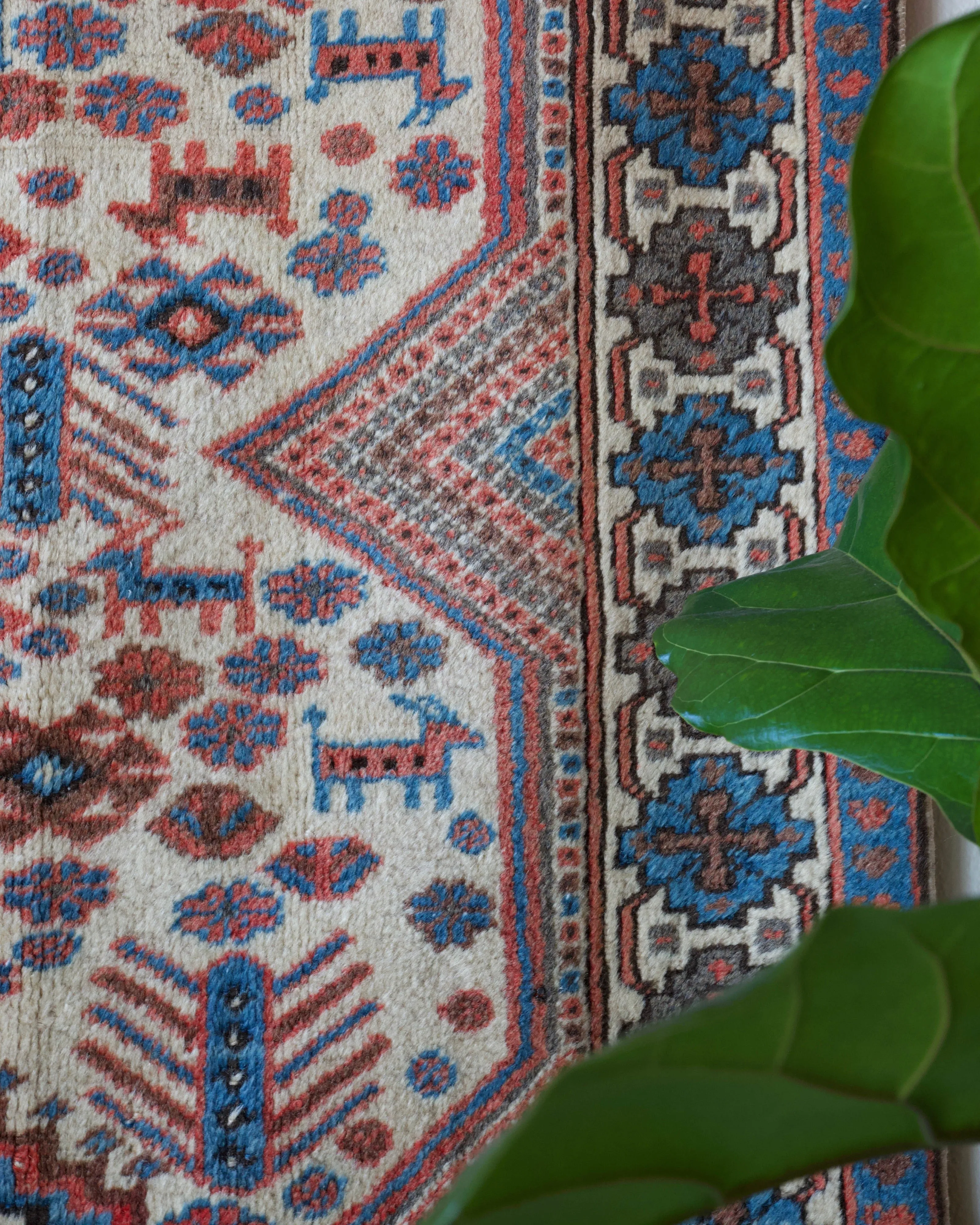 Vintage Shirvan style Rug 6'6"x10'