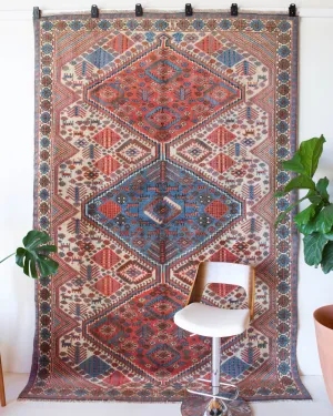 Vintage Shirvan style Rug 6'6"x10'