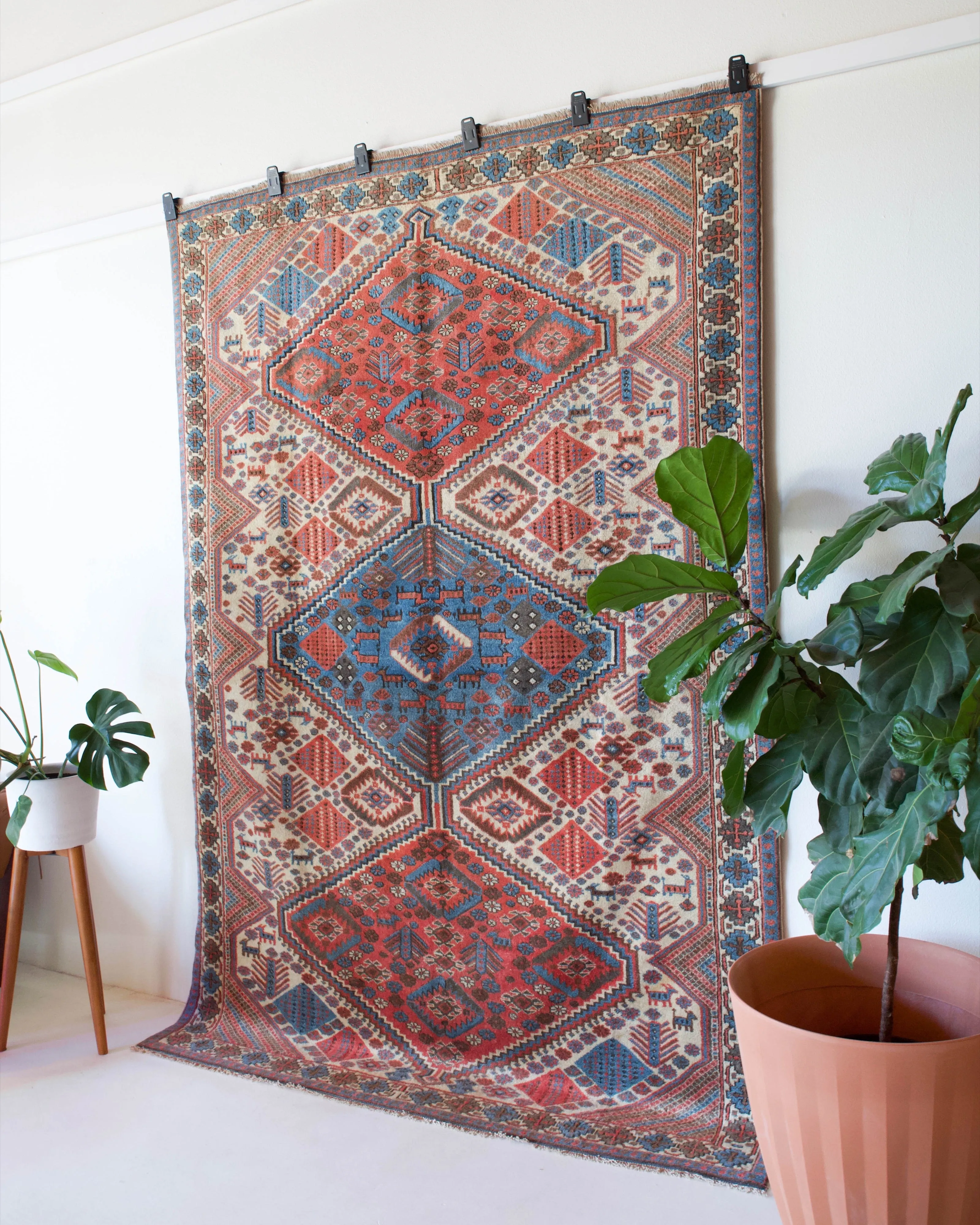 Vintage Shirvan style Rug 6'6"x10'