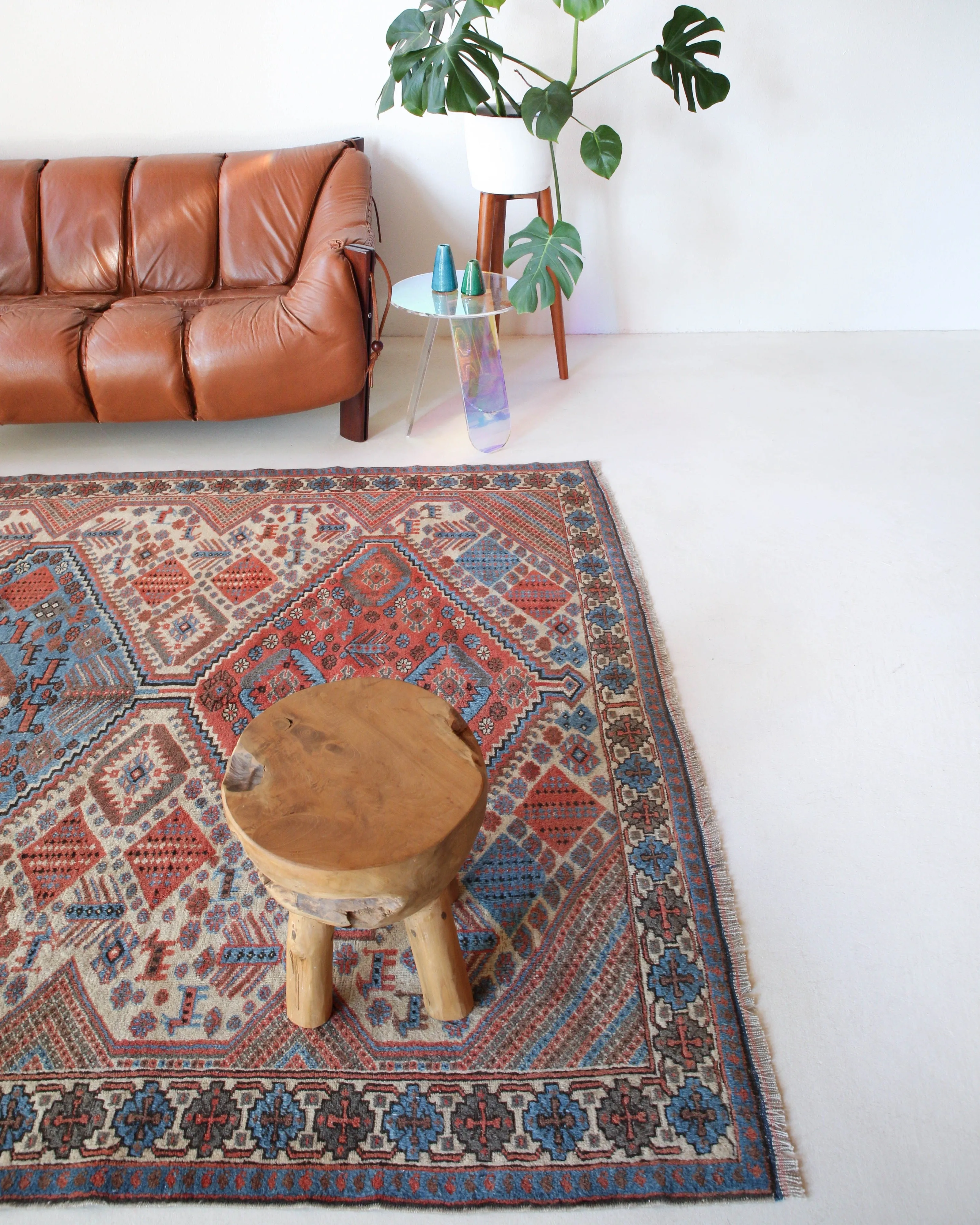 Vintage Shirvan style Rug 6'6"x10'