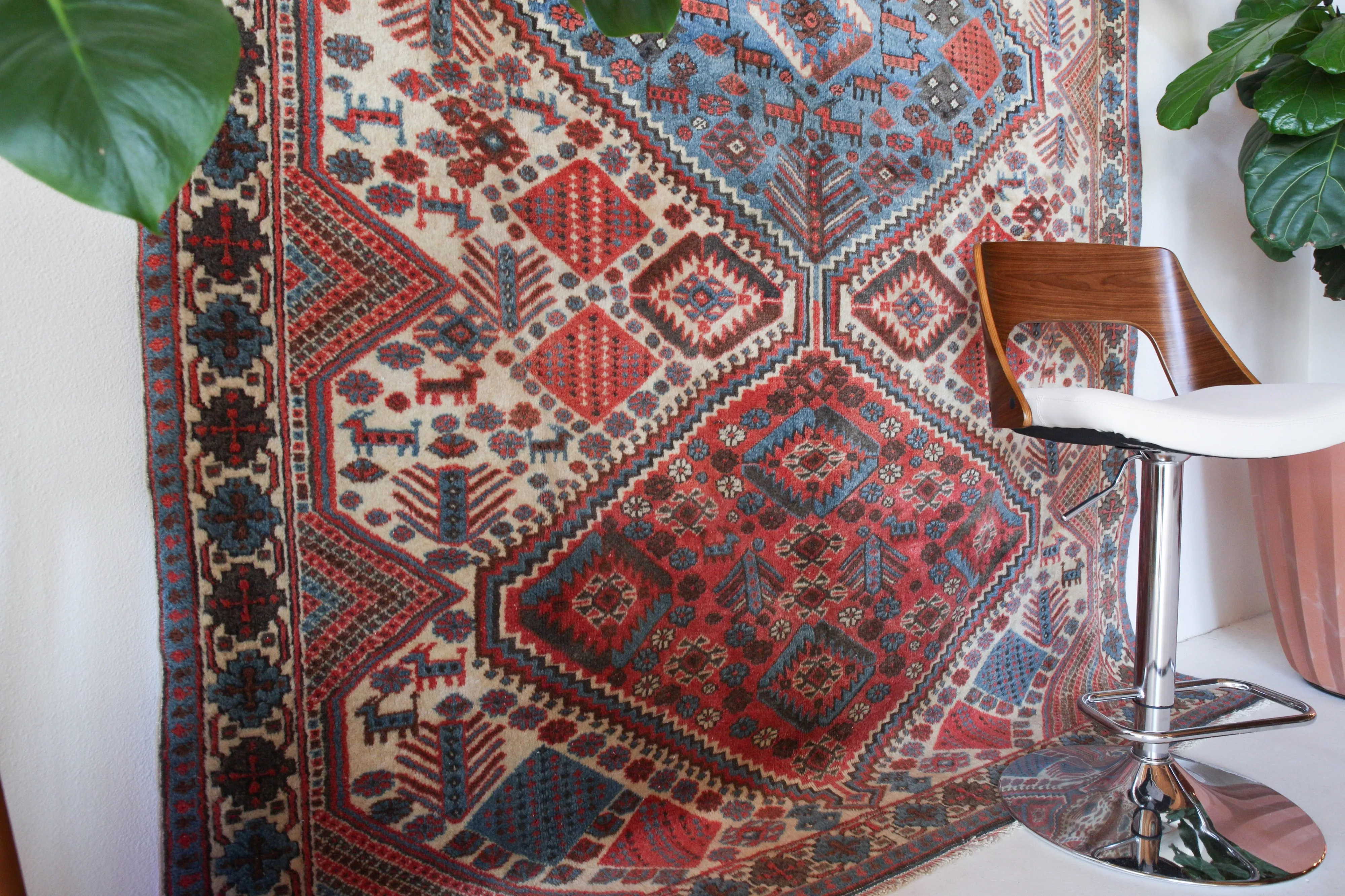 Vintage Shirvan style Rug 6'6"x10'