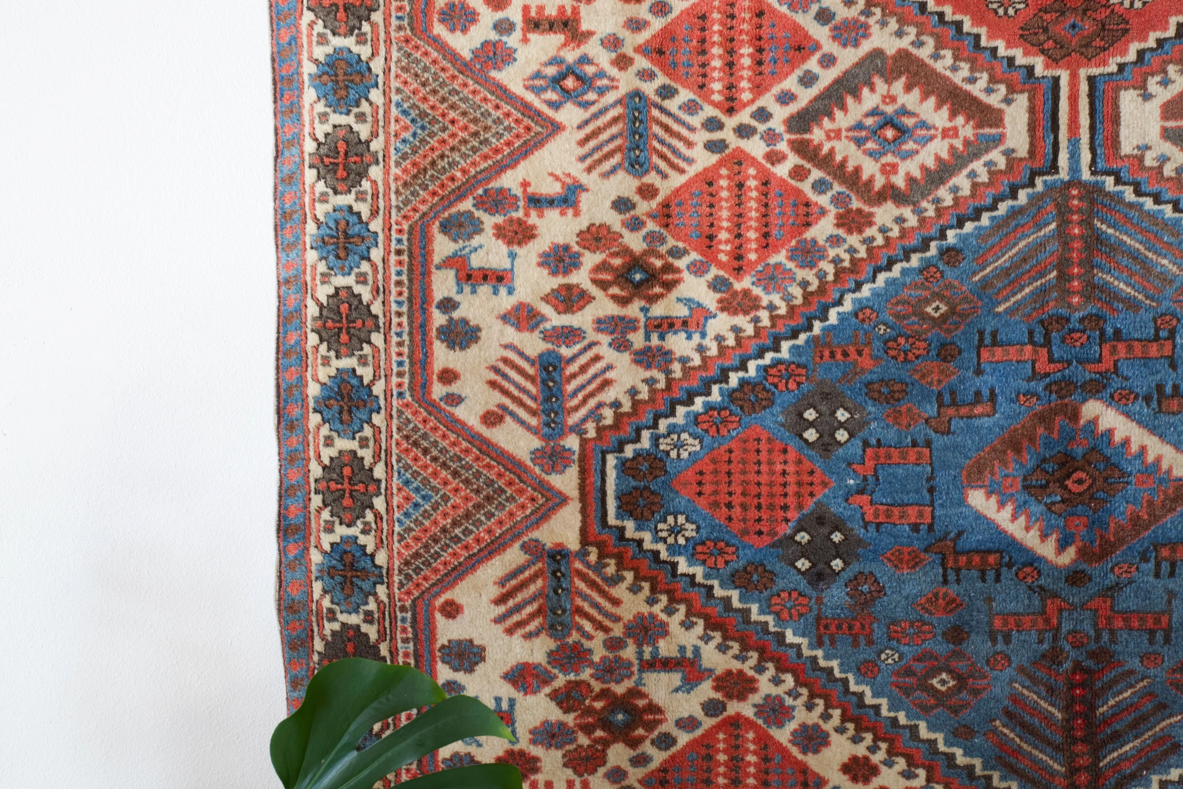 Vintage Shirvan style Rug 6'6"x10'