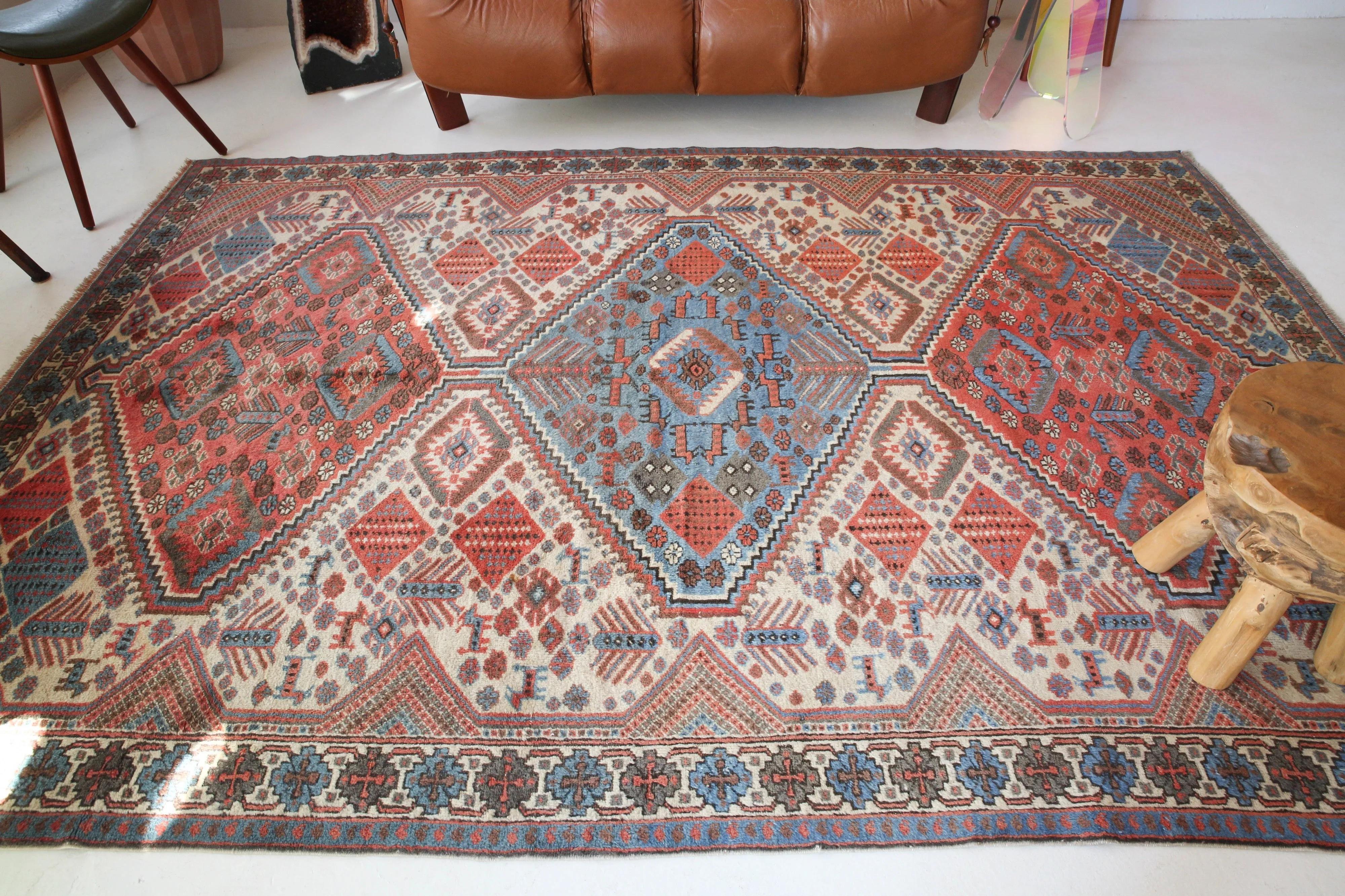 Vintage Shirvan style Rug 6'6"x10'