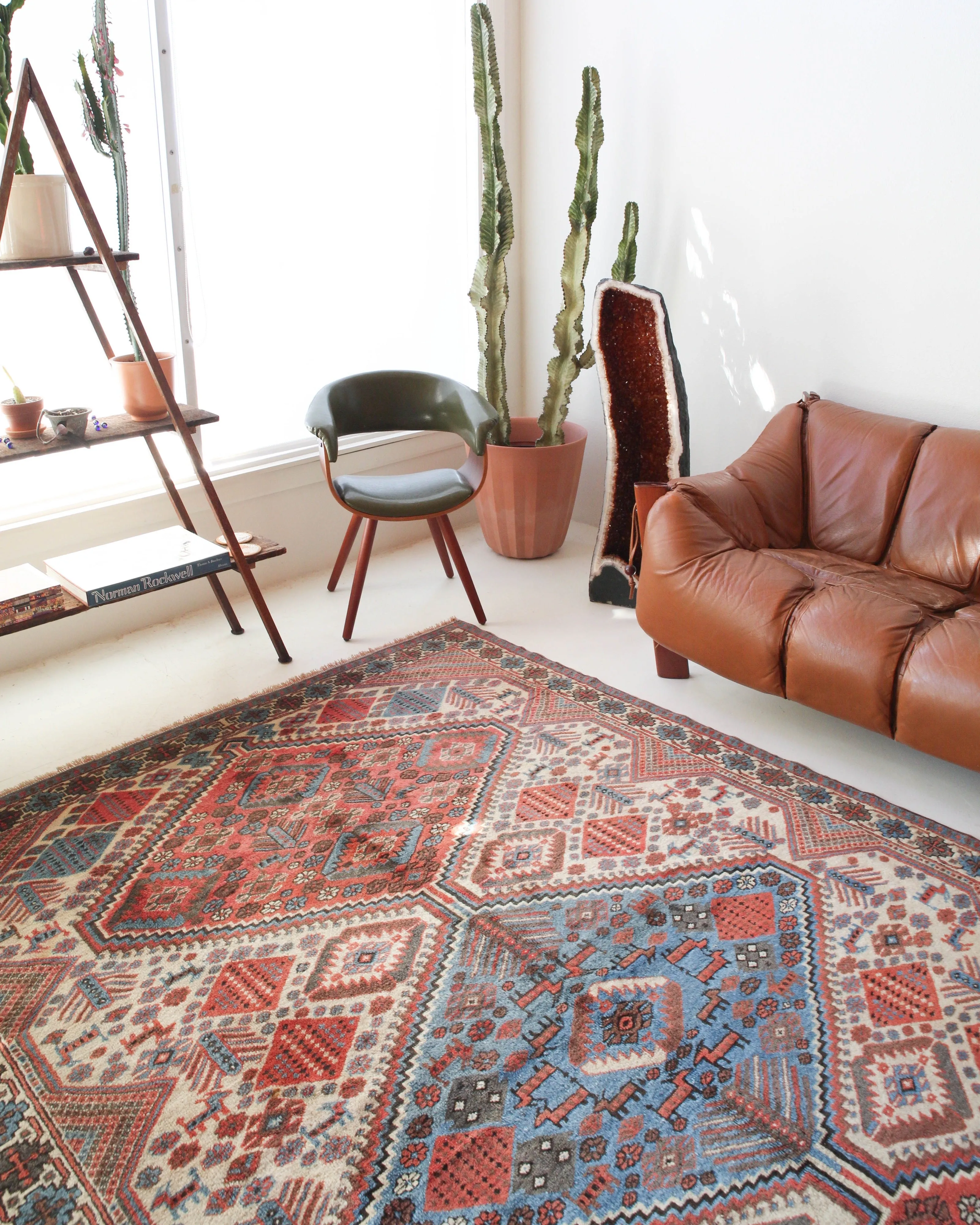 Vintage Shirvan style Rug 6'6"x10'