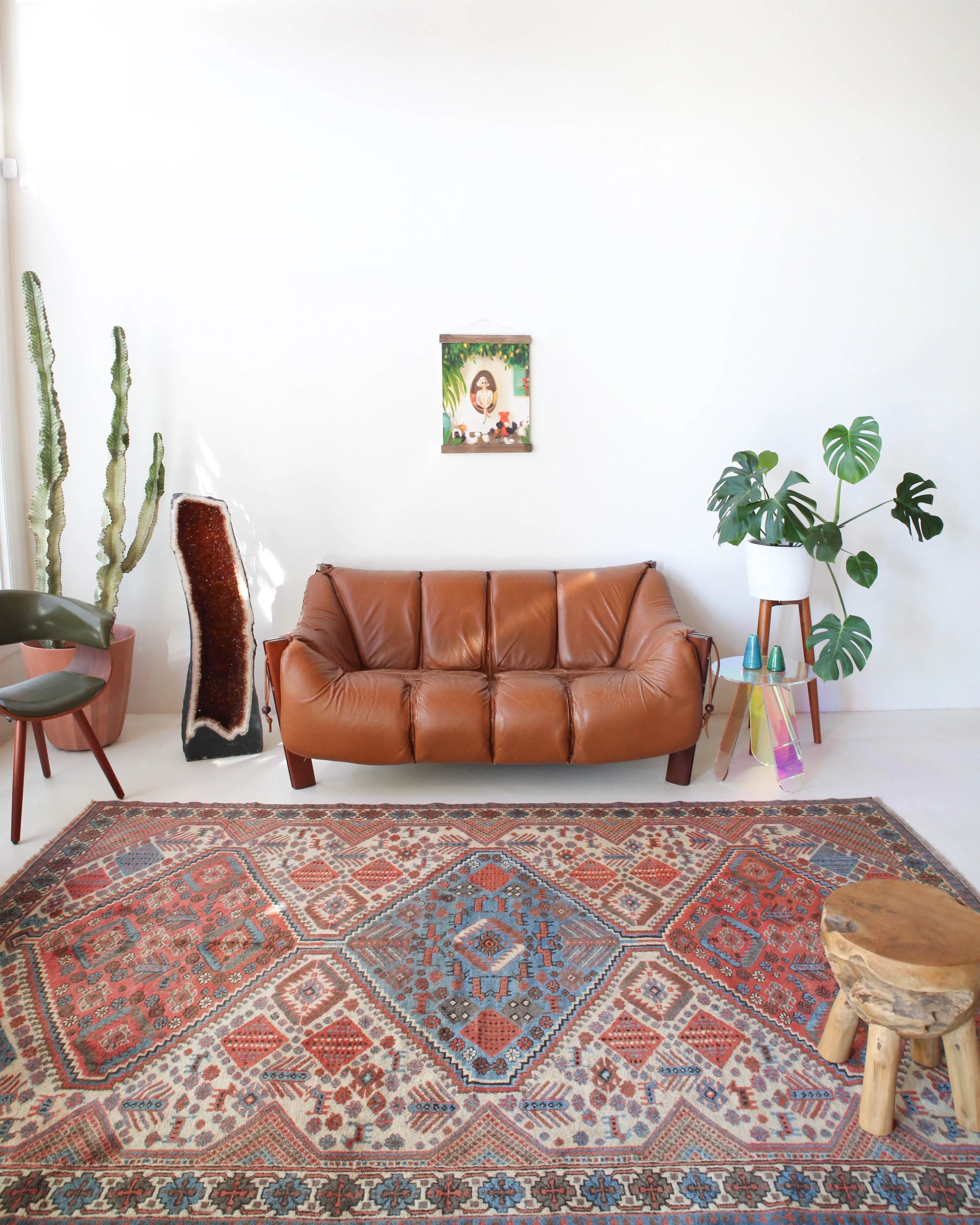 Vintage Shirvan style Rug 6'6"x10'