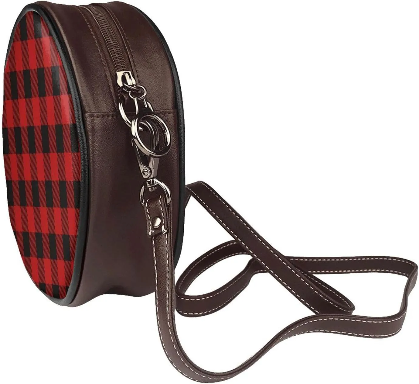 Vintage Shoulder Bag Crossbody Handbag, Small PU Leather Shoulder Bag, Circle Handbag for Women