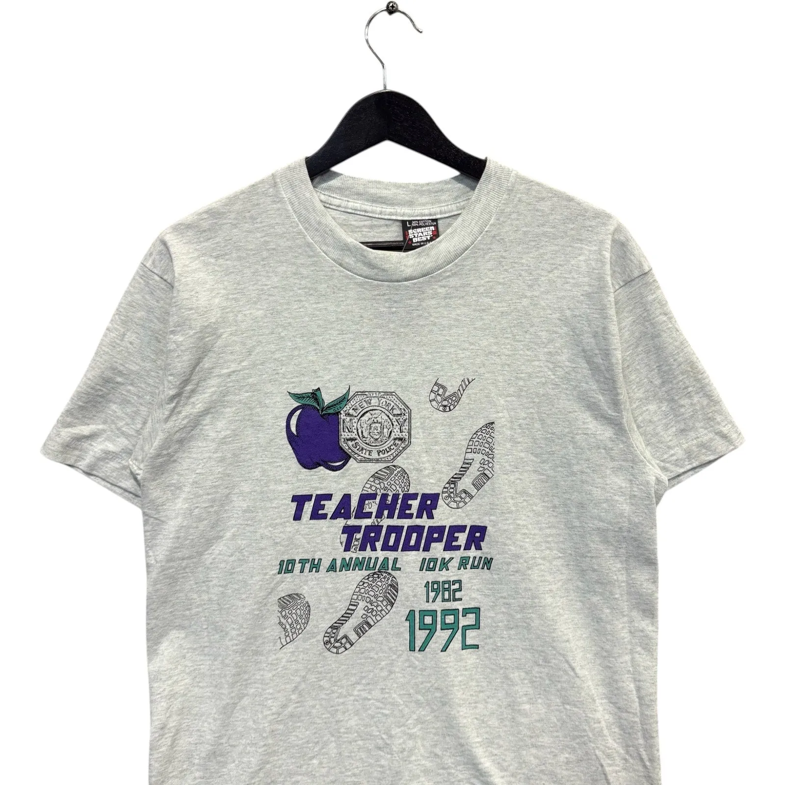 Vintage Teacher Trooper Marathon Souvenir Tee 90s