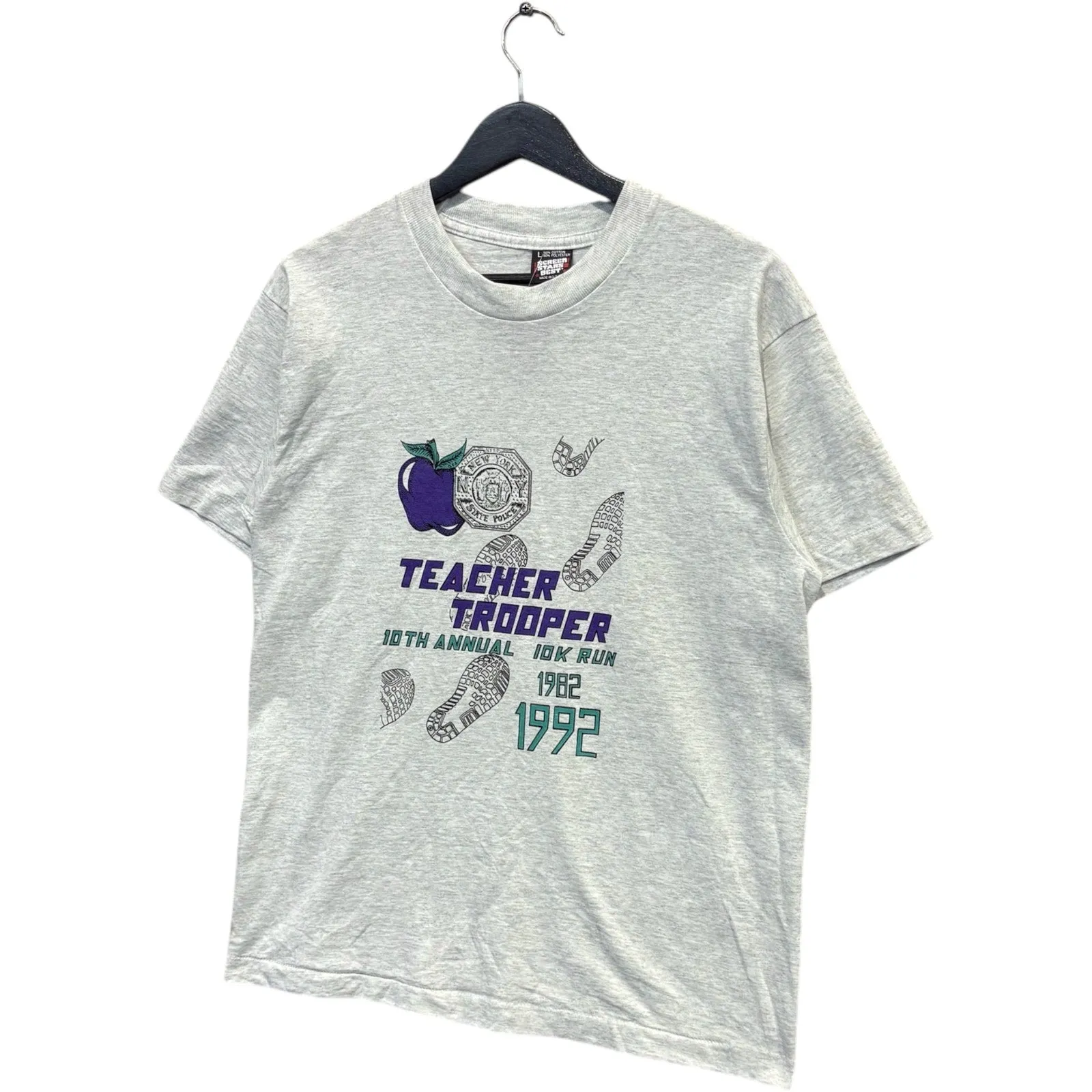 Vintage Teacher Trooper Marathon Souvenir Tee 90s