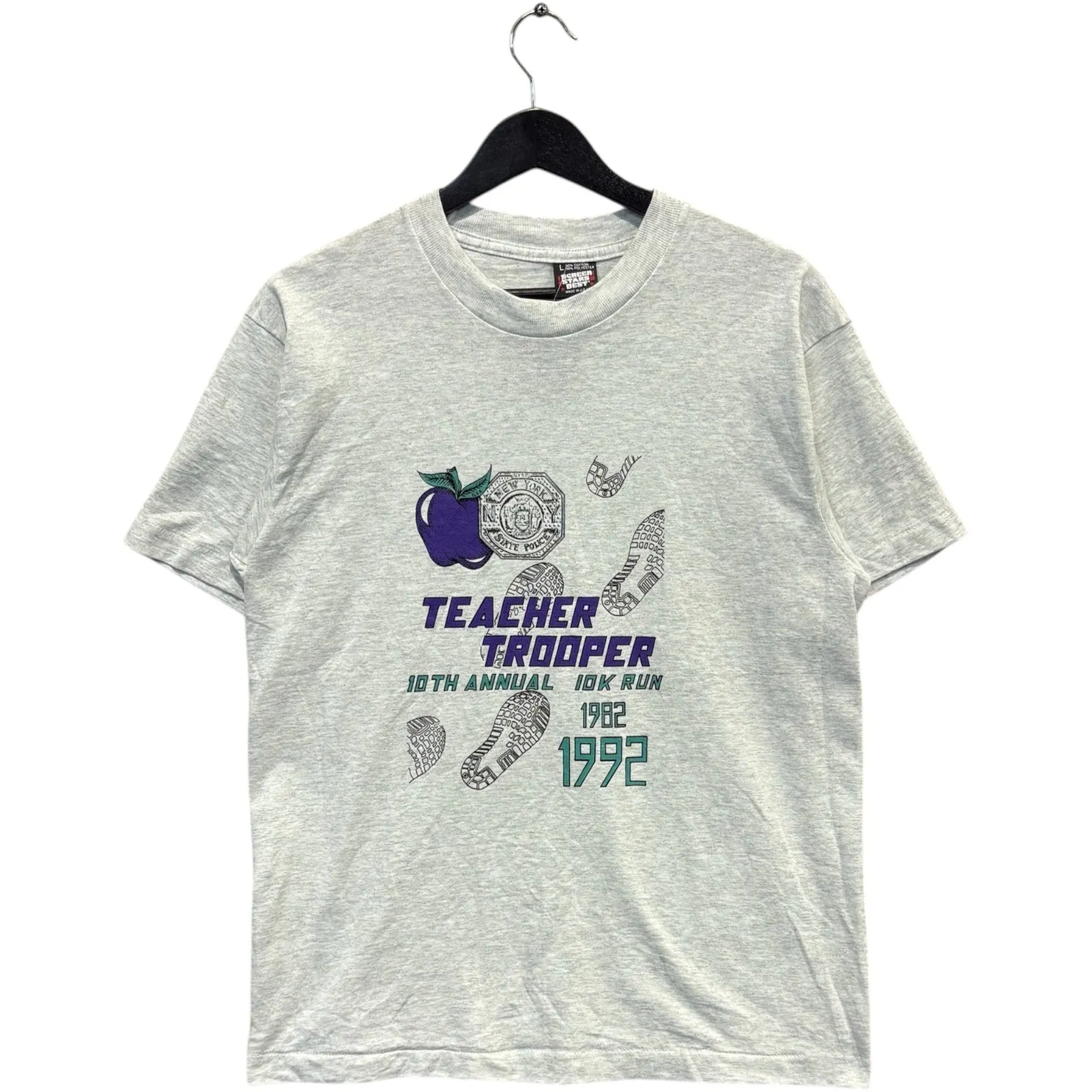 Vintage Teacher Trooper Marathon Souvenir Tee 90s