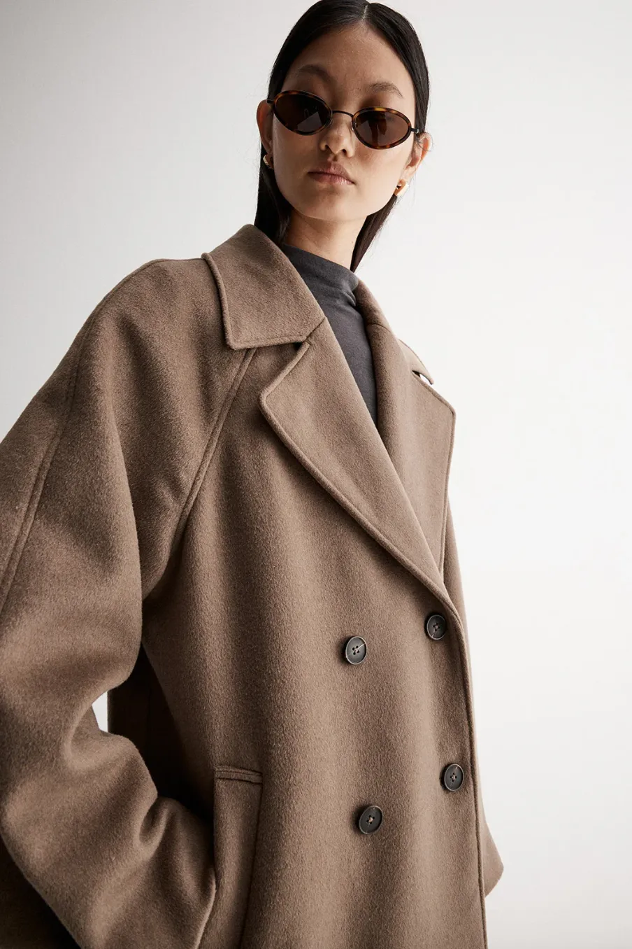Winona Coat Dark Camel