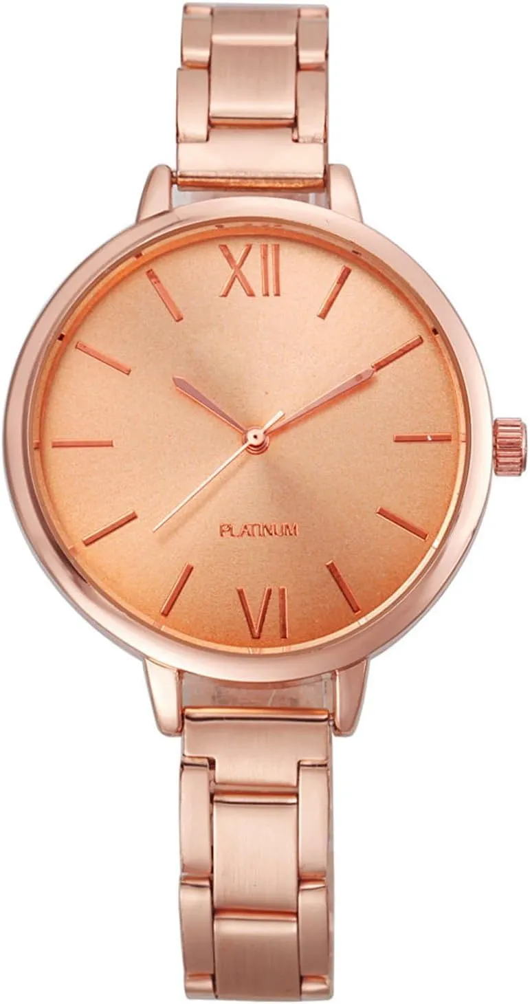 Women Quartz Watches Ladies Casual Wrist Watch Classic Analog Crystals Stainless Steel Watch Gift