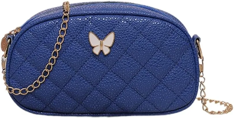 Women Small Crossbody Quilted Bag PU Leather Shoulder Bag Female All-matching Casual Satchel Bag