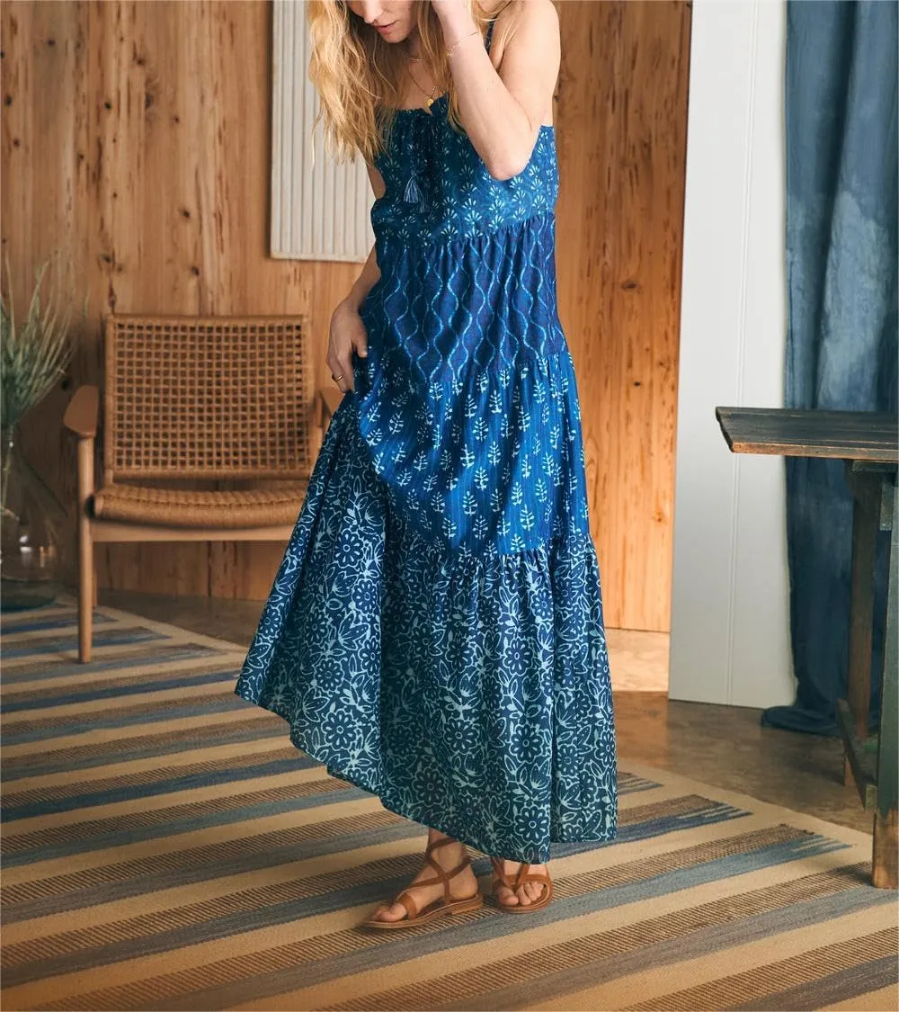 Women Summer Y2k Boho Maxi Dress Graffiti Spaghetti Strap Long Dress Causal Backless Flowy Beach Sundress
