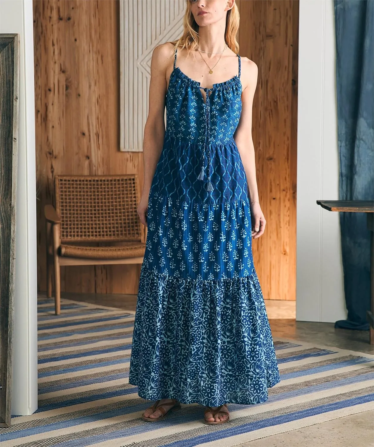 Women Summer Y2k Boho Maxi Dress Graffiti Spaghetti Strap Long Dress Causal Backless Flowy Beach Sundress