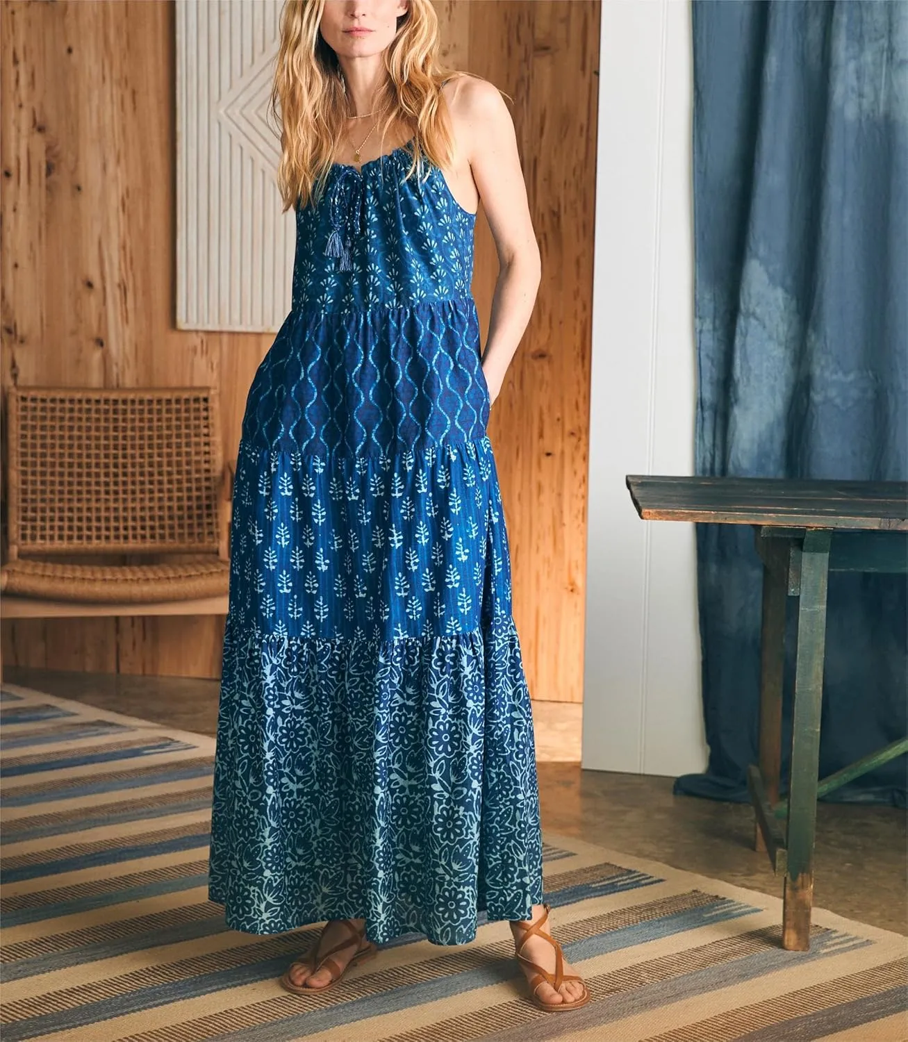 Women Summer Y2k Boho Maxi Dress Graffiti Spaghetti Strap Long Dress Causal Backless Flowy Beach Sundress