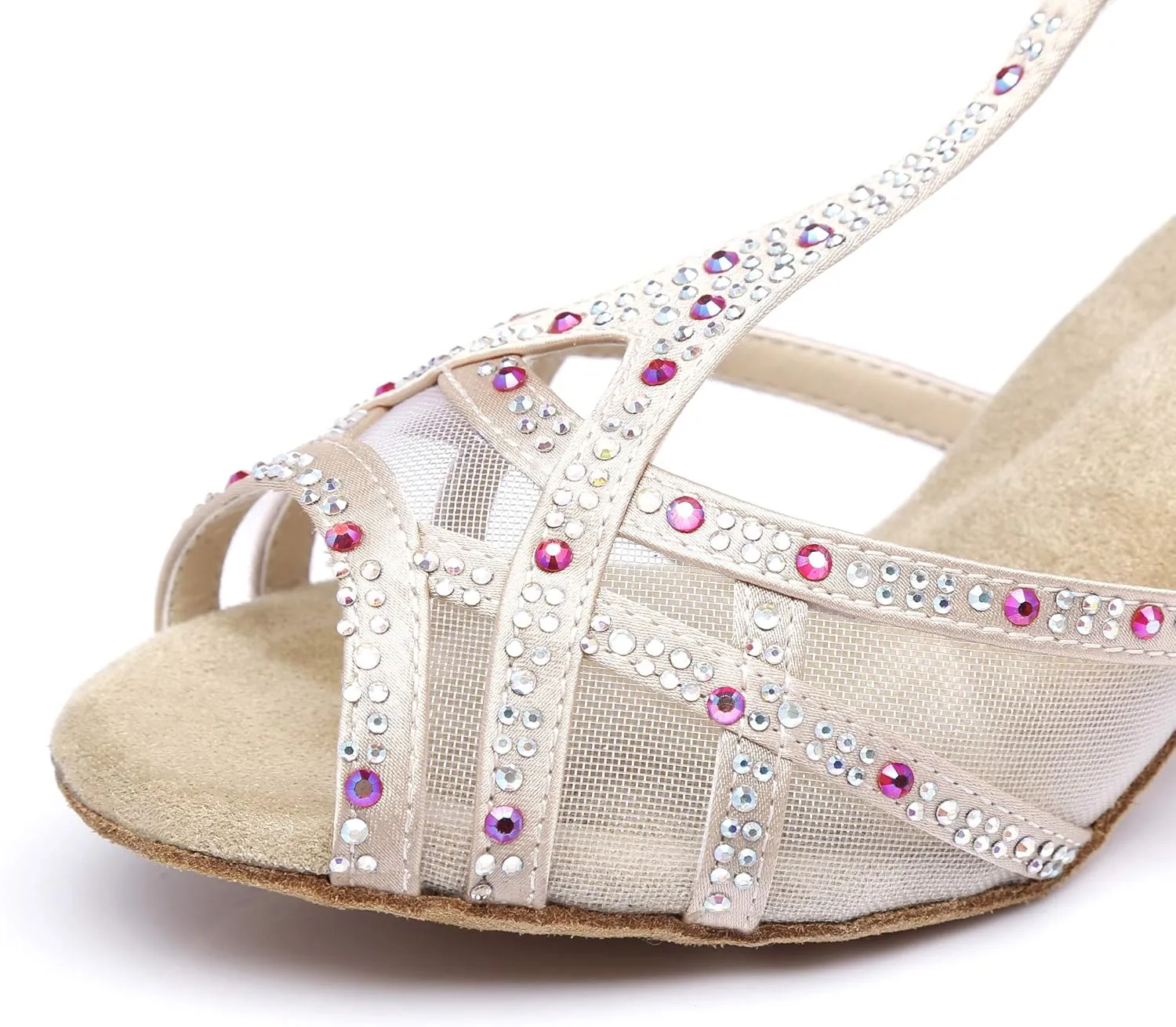 Women's 1920s Party Shoes Rhinestone Ballroom Dance Shoes Performance Wedding Shoes