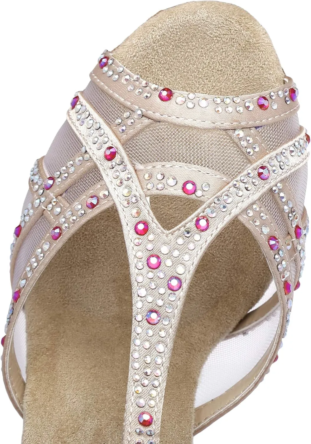 Women's 1920s Party Shoes Rhinestone Ballroom Dance Shoes Performance Wedding Shoes