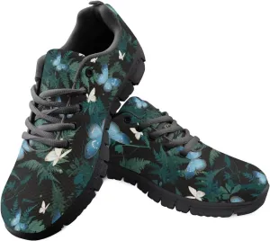 Women's Fashion Sneakers Low Top Casual Shoes Lightweight Wide Arch Support Travel Sneakers for Workout Size 5-12 Black Sole