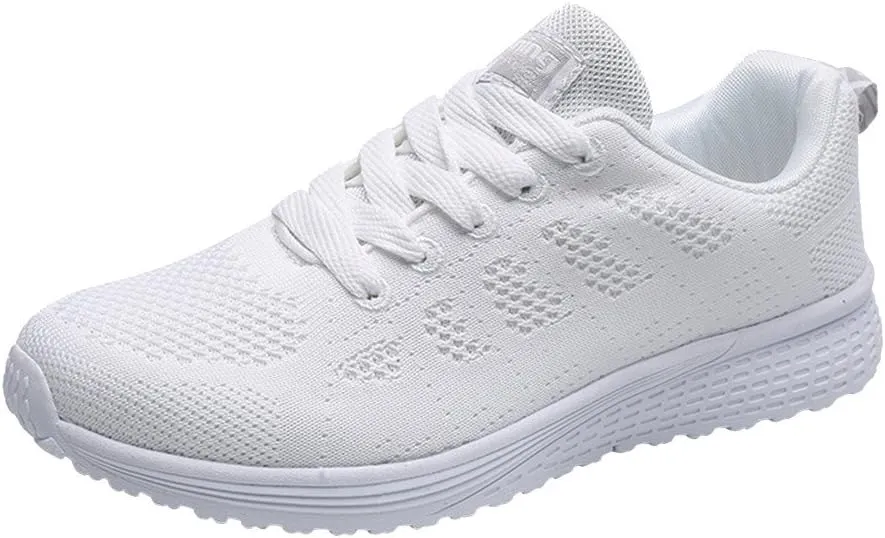 Womens Fashion Walking Running Shoes Breathable Mesh Mens Running Shoes Walking Women's Casual Shoes Brown Sneakers Waterproof Tennis Shoe Trainers Shoe