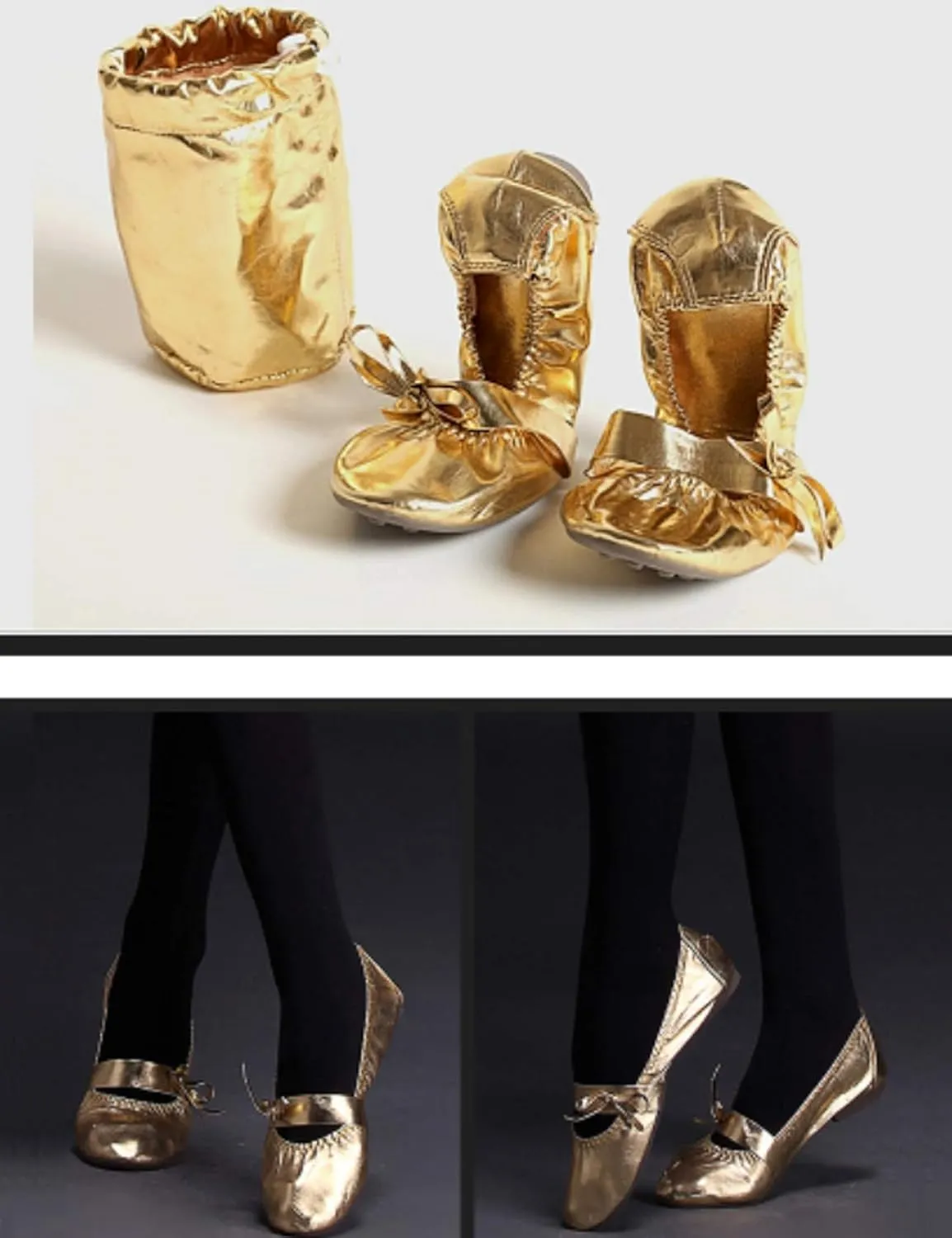 Women's Faux PU Belly Dance Shoes