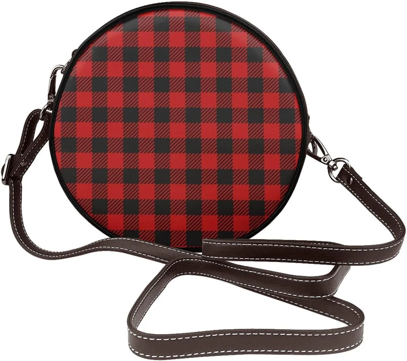 Womens Small Round Crossbody Bag Beach Shoulder Bag Handbag Purse for Summer