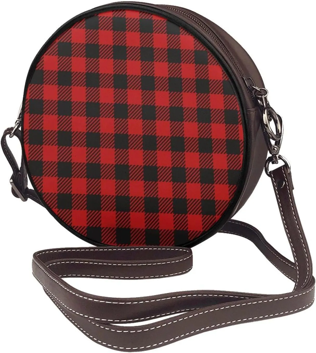Womens Small Round Crossbody Bag Beach Shoulder Bag Handbag Purse for Summer
