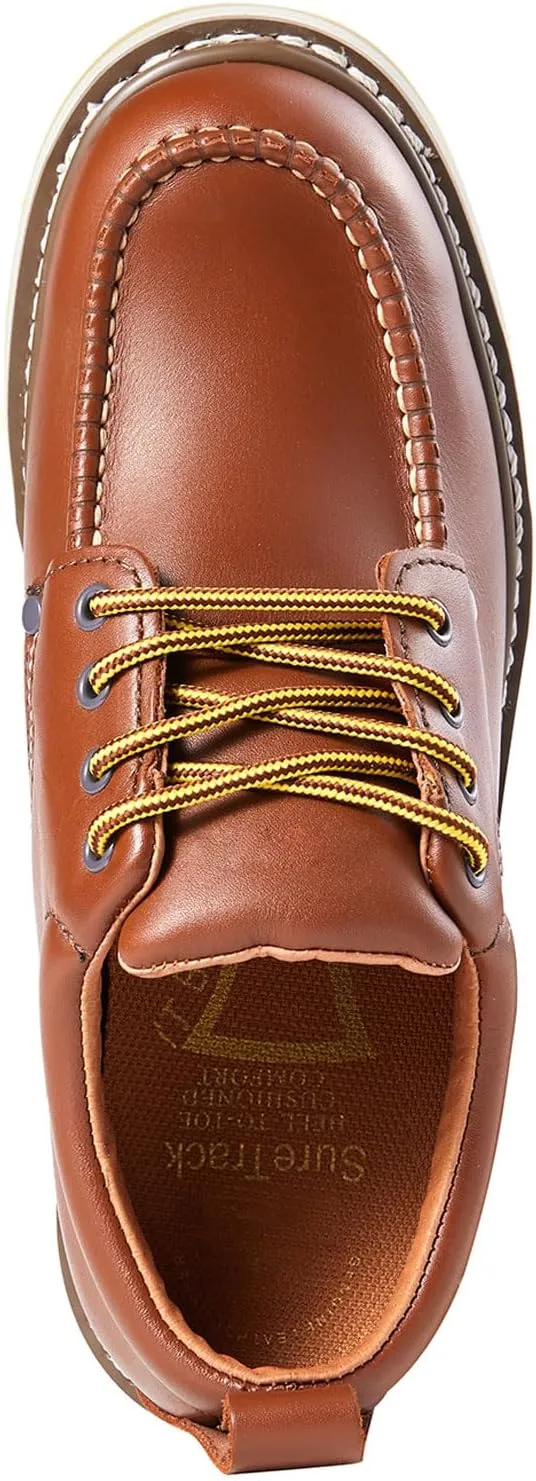 Work Boots for Men, Wedge Chukka Boot, Lightweight Oil & Slip Resistant Comfortable Outsole, Goodyear Leather Welt, EH, Construction 84981-A